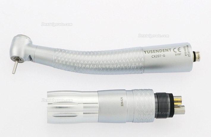 YUSENDENT&reg; CX207-GN-PQ Glasfaser-Handst&uuml;ck NSK-kompatibel (Mit Koppler x1 + Ohne Koppler x2)